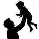 Lasten Nurmijärvi logo, musta