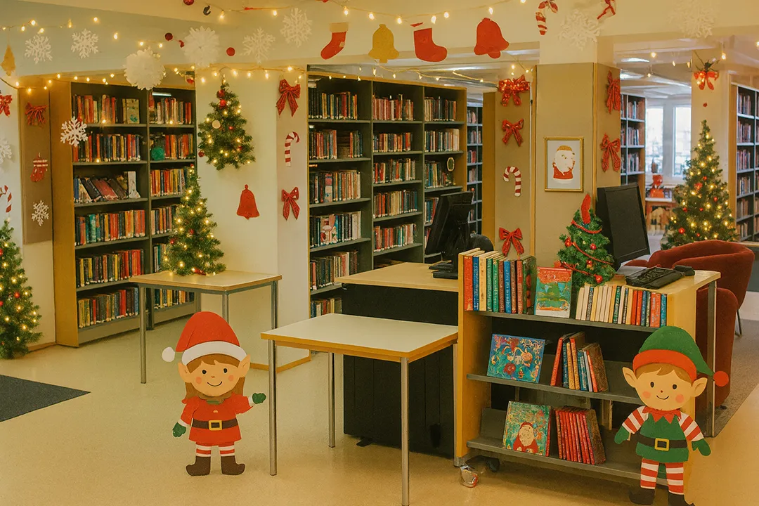 Joululoman kirjastopuuhat